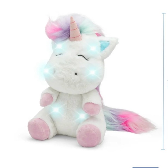 Light-Up Unicorn Plush Toy w/ LED Lights – Brand New w/ Tags - Picture 5 of 6